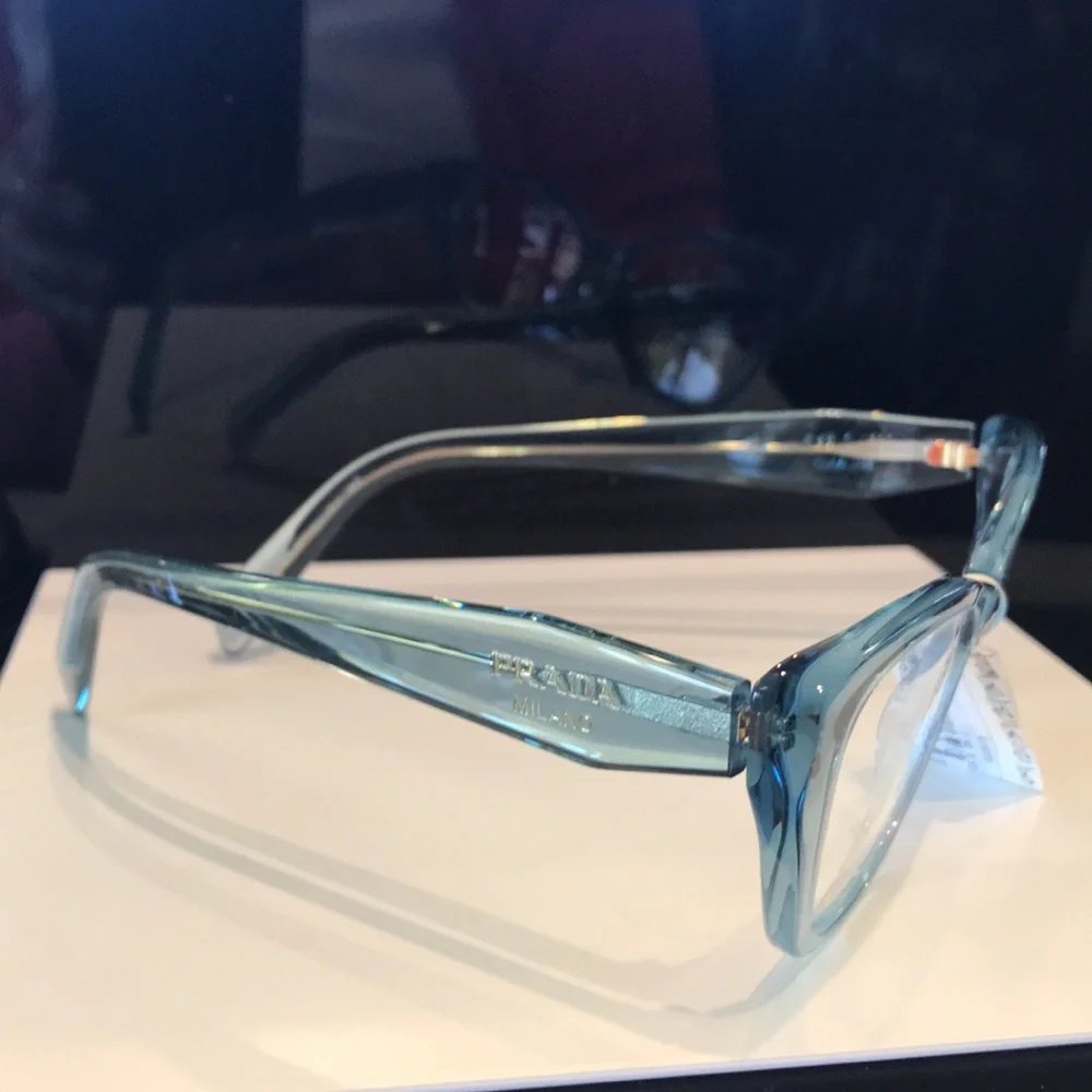 Prada 19WV Blue Women's Eyeglasses New never worn - Picture 4 of 9